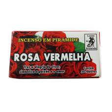 Tablete Defumação Rosa Vermelha