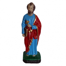 São Pedro em resina 12 cm