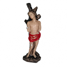 São Sebastião em resina 13 cm