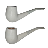 Cachimbo Branco Curvo