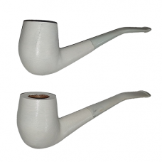 Cachimbo Branco Curvo