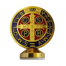 Medalhão de São Bento com Base adesiva