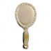 Espelho em metal dourado ou prateado 8 cm