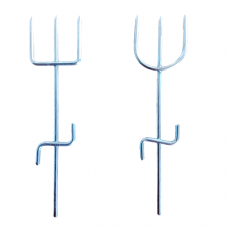 Garfo Tridente Exu e Pomba Gira 15 cm