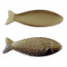 Peixe em metal Dourado ou Prateado da Oxum
