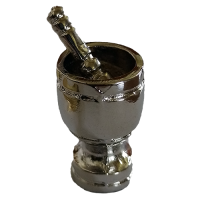 Pilão de metal do Xangô