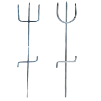 Garfo Tridente Exu e Pomba Gira 30 cm